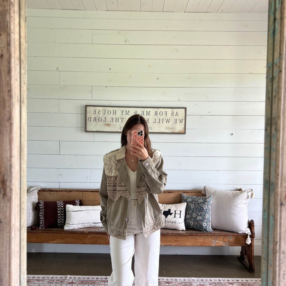 Large Boho Cottagecore Jacket - image 5